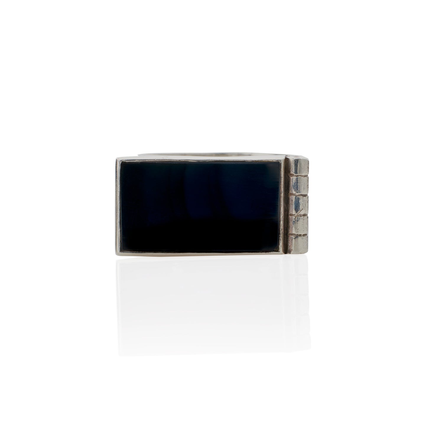 Macklowe Gallery Jean Després Modernist Silver and Onyx