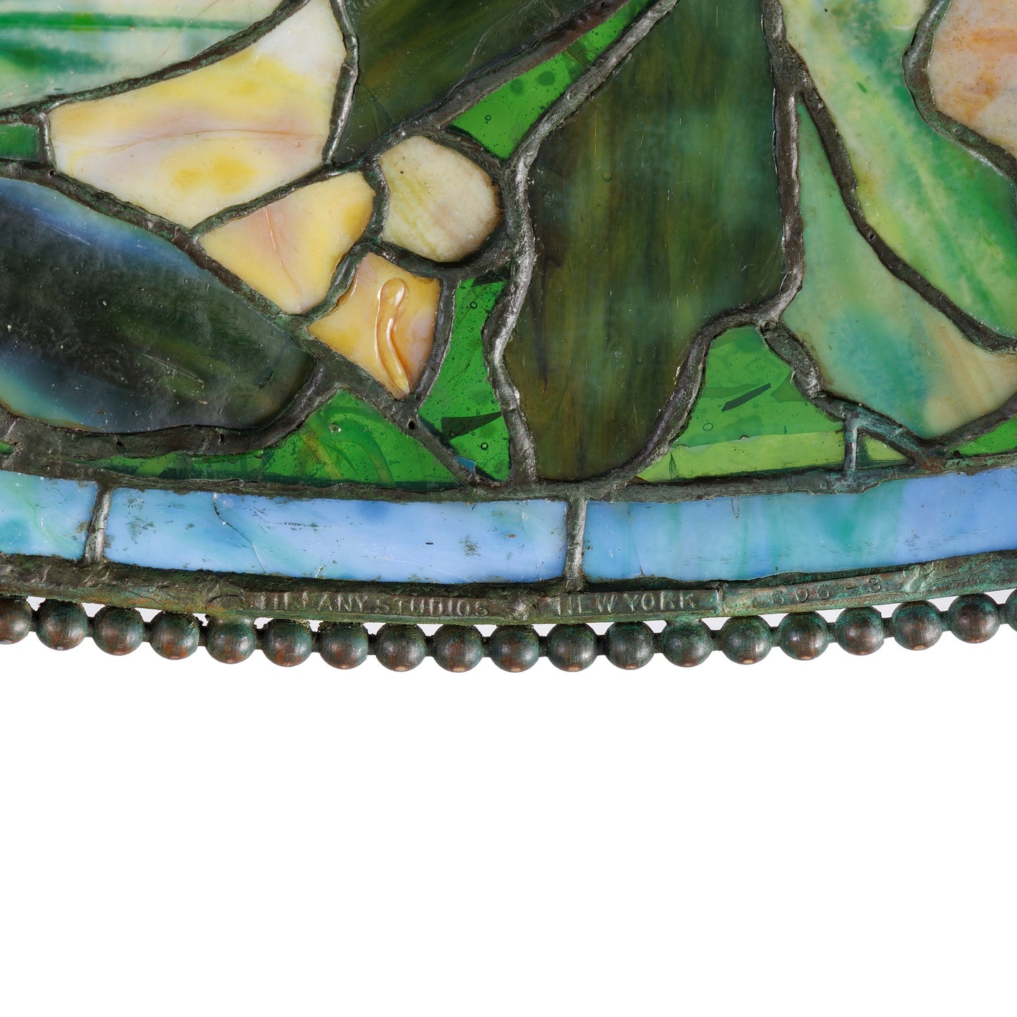 Macklowe Gallery Tiffany Studios New York “Trumpet Creeper” Cone Chandelier