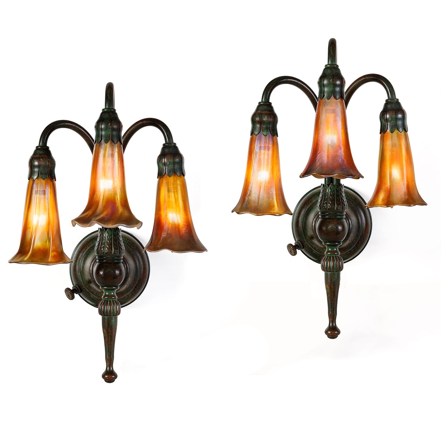 Macklowe Gallery Tiffany Studios New York Pair of