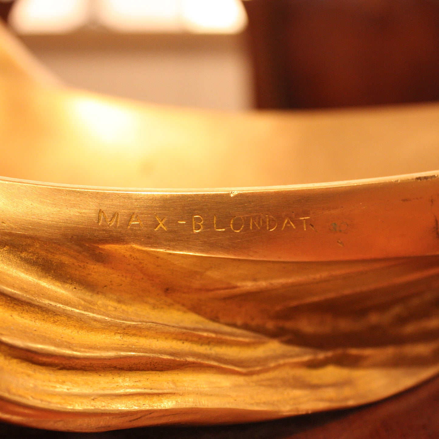 Max Blondat Gilt Bronze