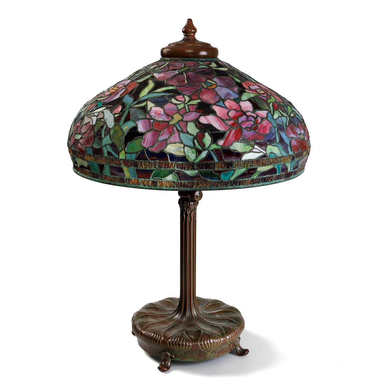 Macklowe Gallery Tiffany Studios New York "Peony" Table Lamp