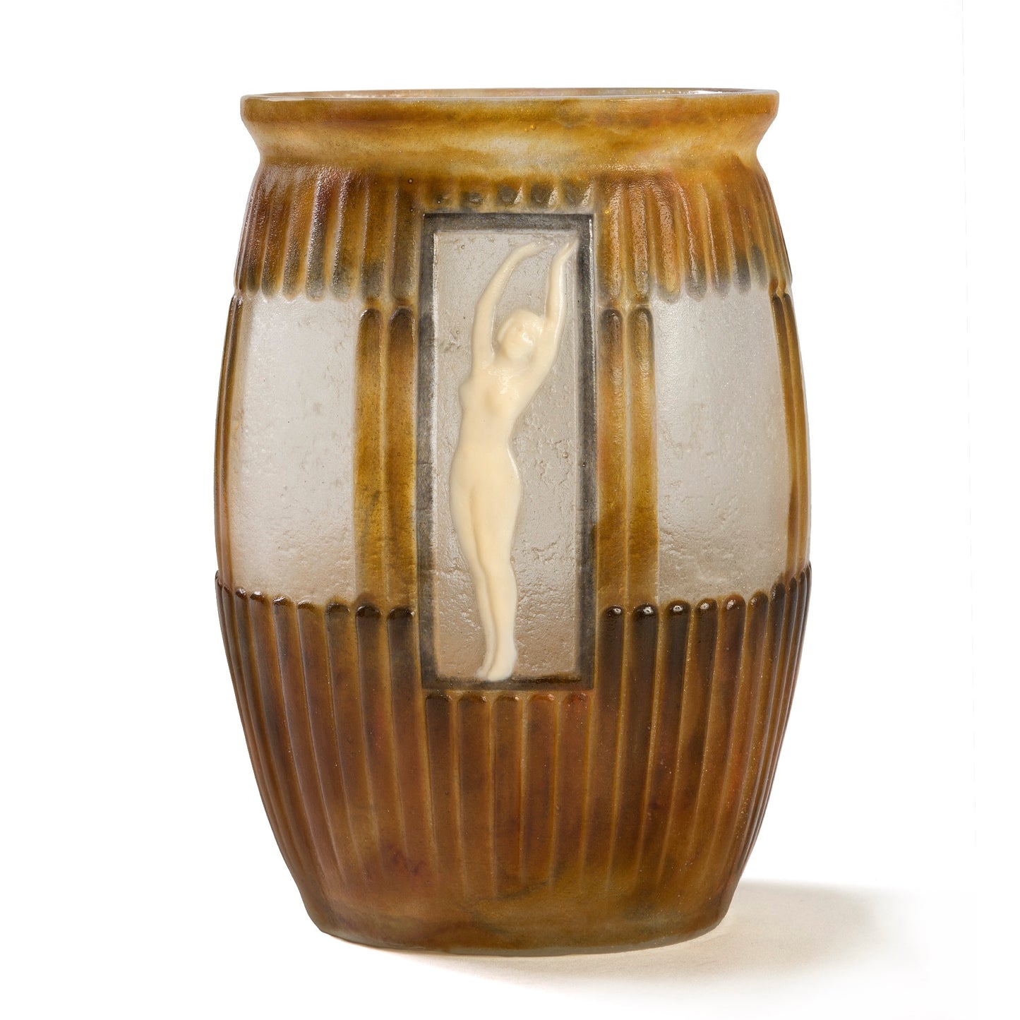 Macklowe Gallery Gabriel Argy-Rousseau "Eurythmics" Pâte-de-verre Vase